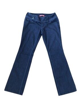 GUESS Vintage Y2K Low Rise Bootcut Jeans 29 Dark Wash Archive McBling 2000 2000